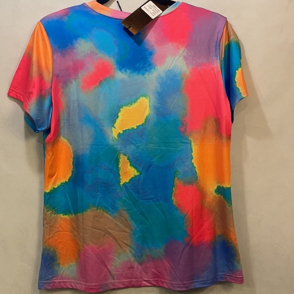 Cute Chic Tie Die Stretch Top - Picture 2 of 5